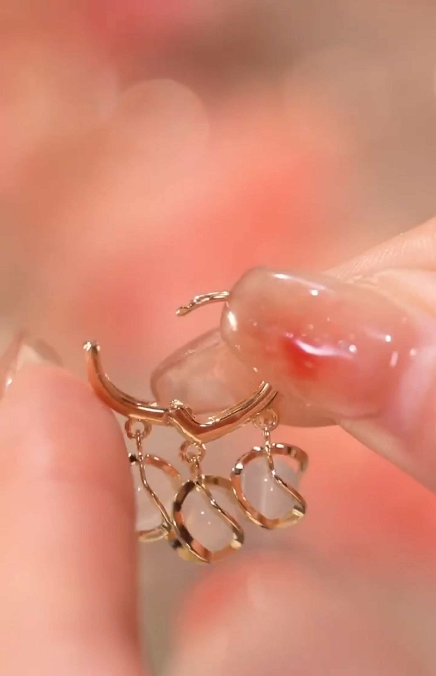 Trio of Elegance Earring