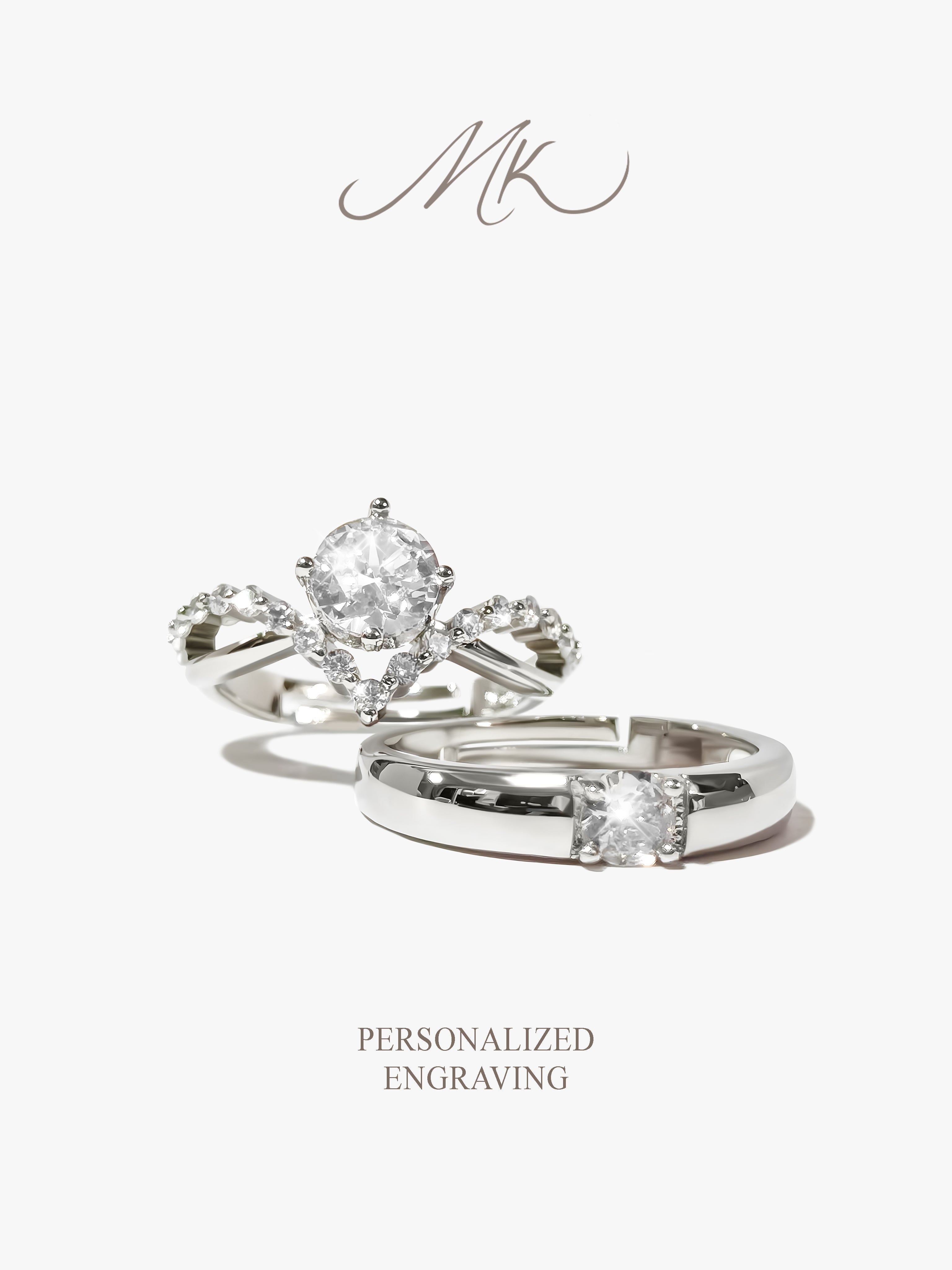 Swan Lake Ring [ENGRAVABLE]