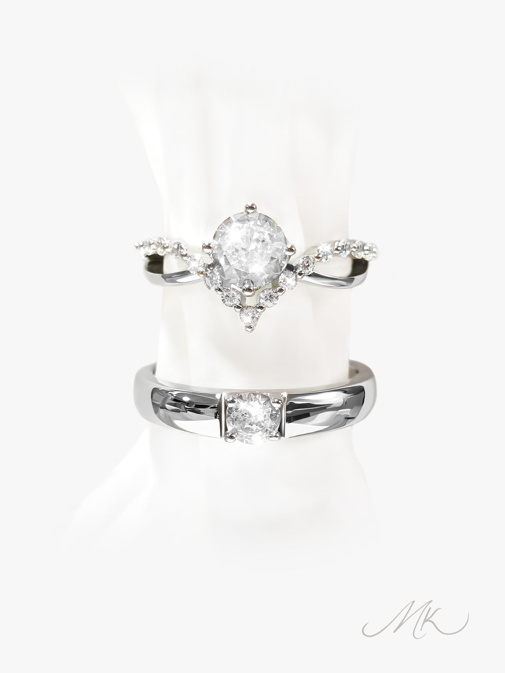 Swan Lake Ring [ENGRAVABLE]