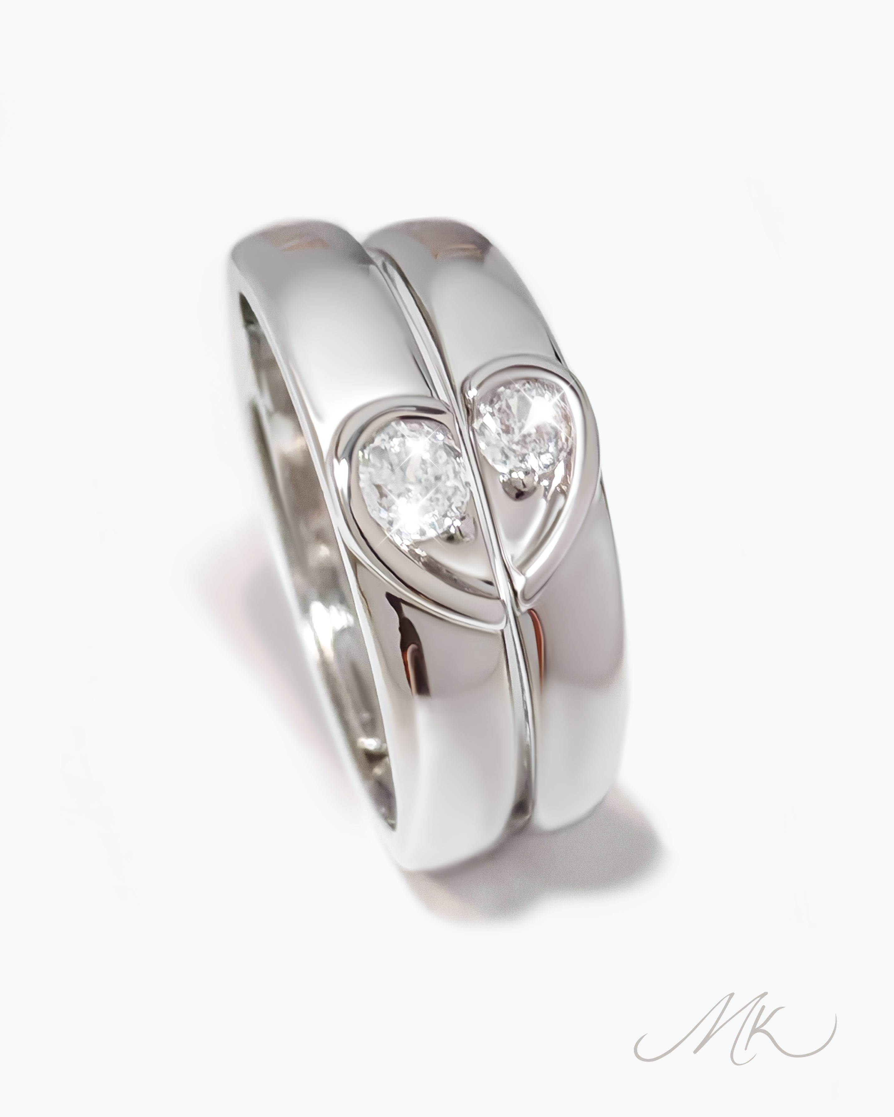 Promising Heart Ring  [ENGRAVABLE]
