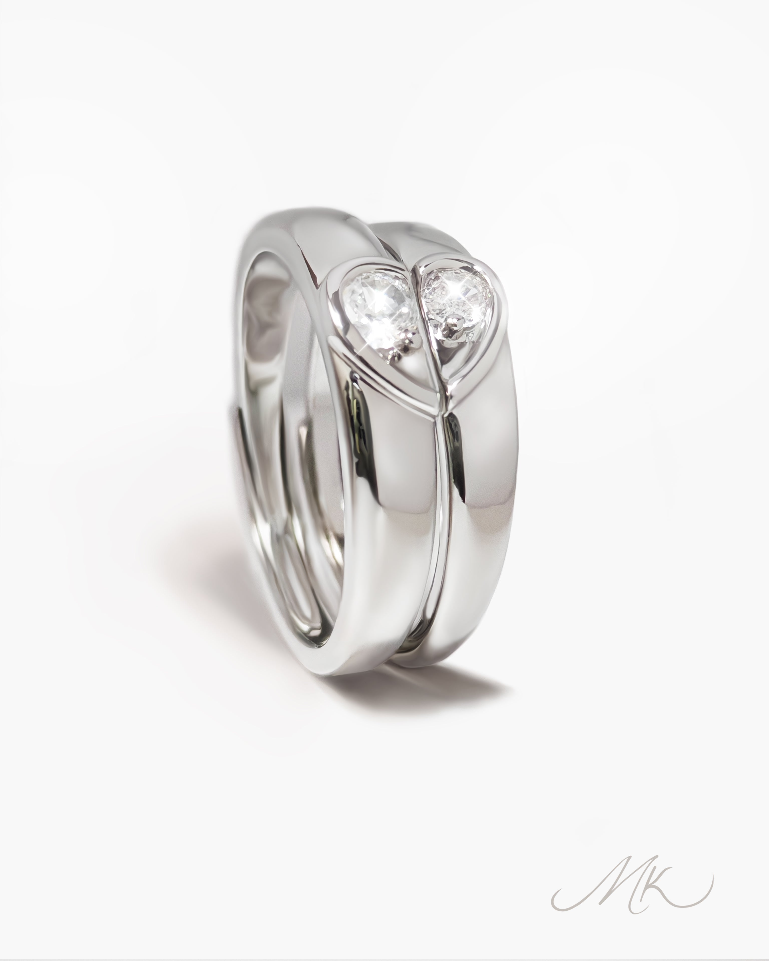 Promising Heart Ring  [ENGRAVABLE]
