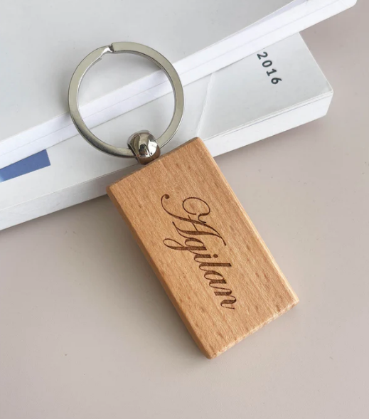 [ENGRAVABLE] Modern Keychain