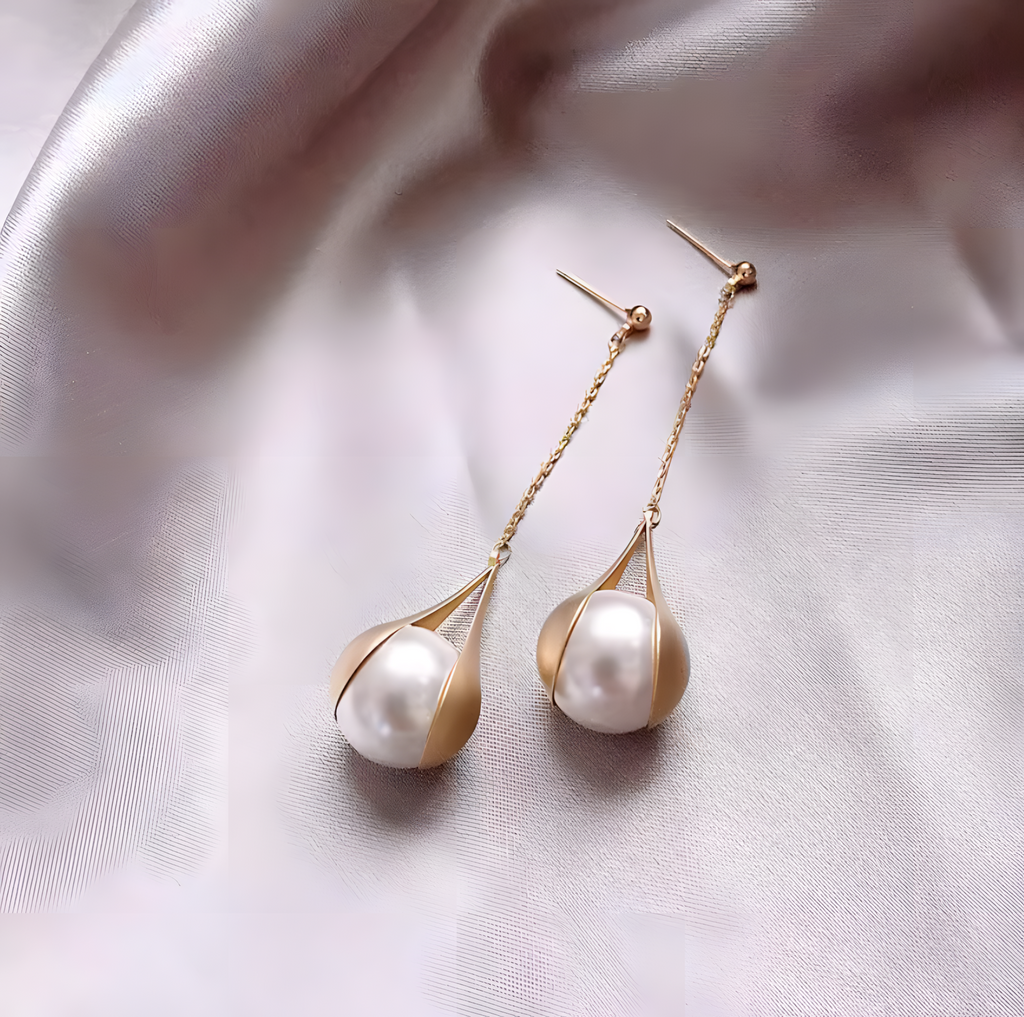 Pendant Pearl Earring